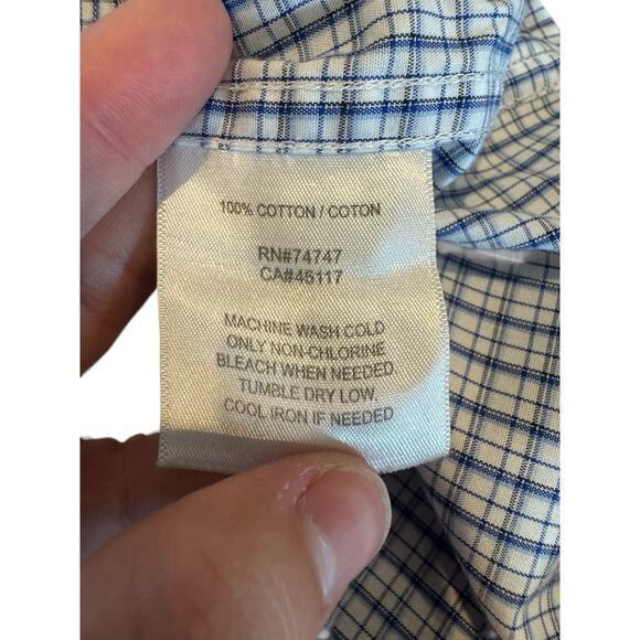 Red Head Large Tall Men’s Plaid Button Down Casual Shirt - Picture 6 of 9